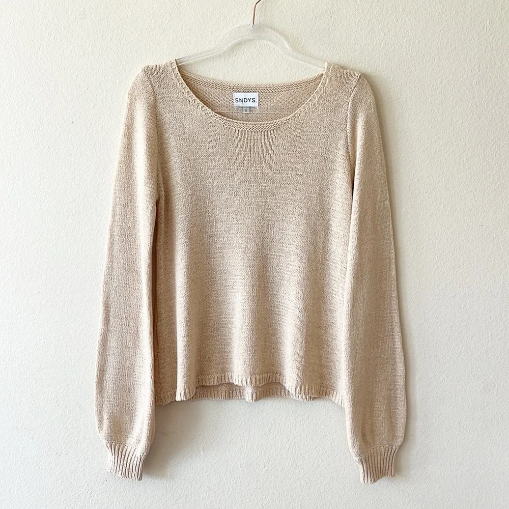 SNDYS Classic Knit Crewneck Pullover Sweater - Picture 1 of 7